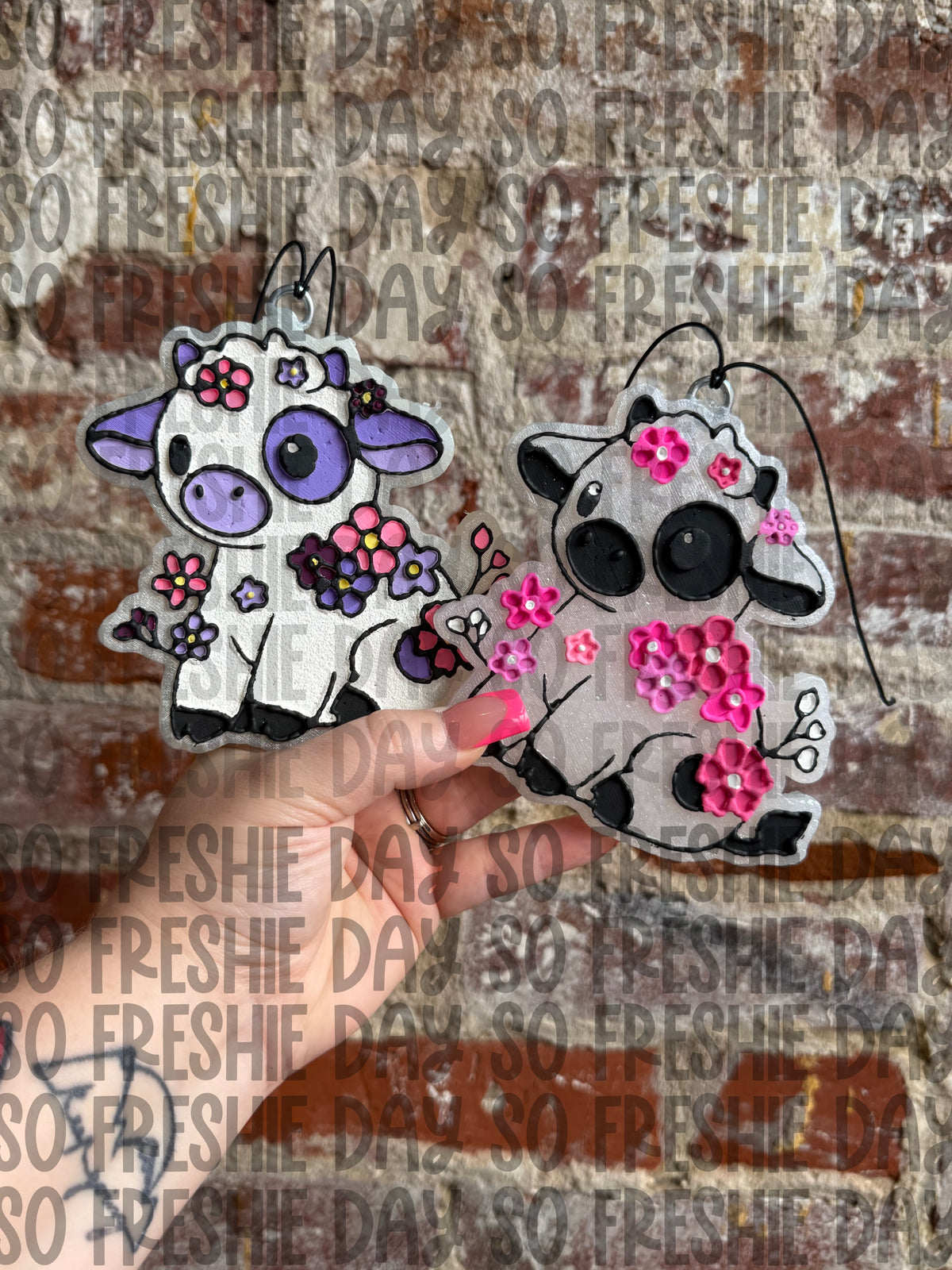Floral Cow