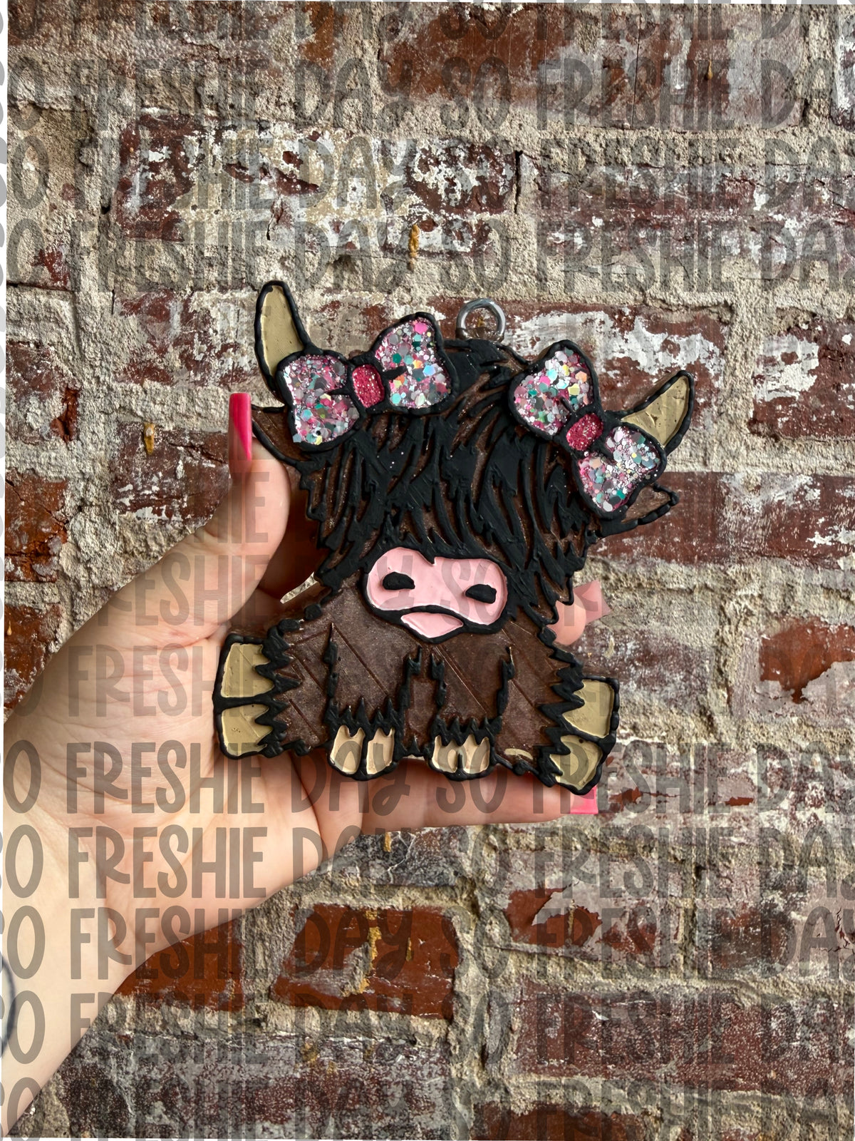Highland Cow Bows