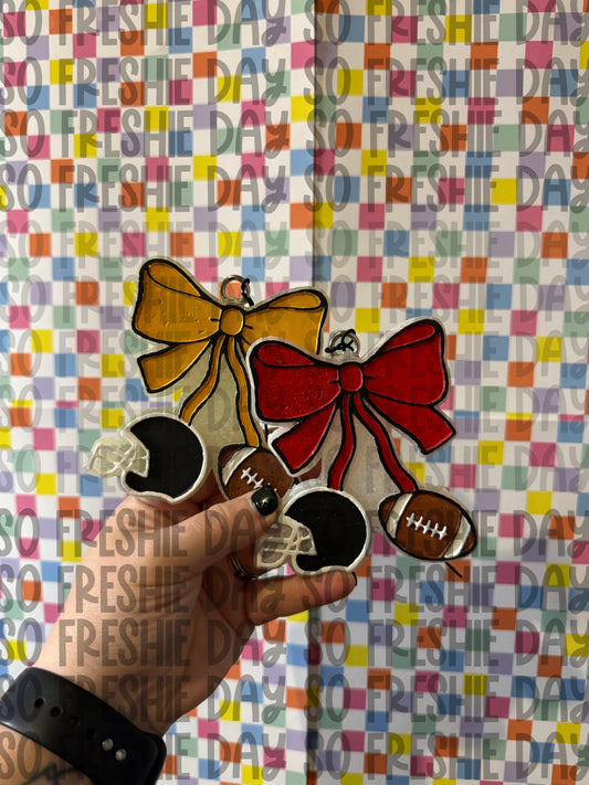 Football Helmet Bow