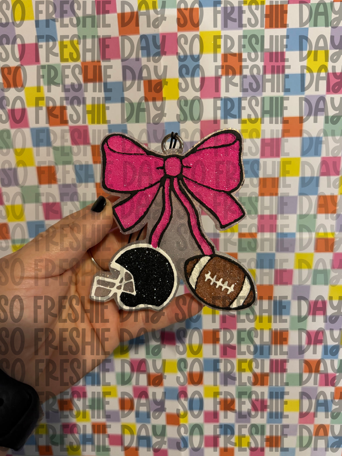 Football Helmet Bow